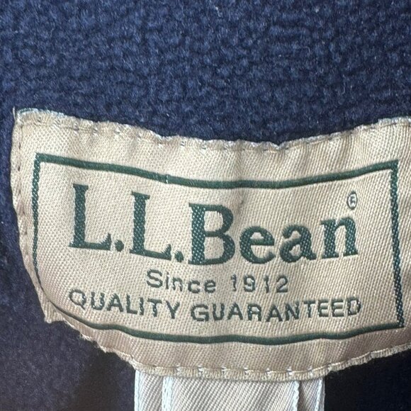 L.L. Bean Burgundy Fleece-Lined Jacket Mens Size M - Picture 5 of 10